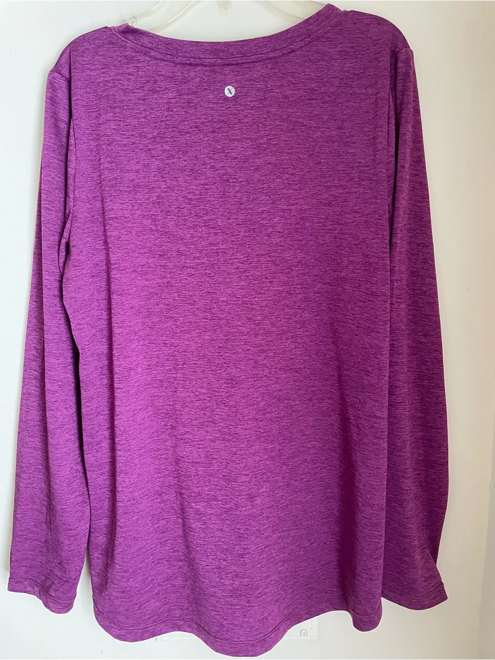 Xersion V-Neck Long Sleeve Dry-Fit Top